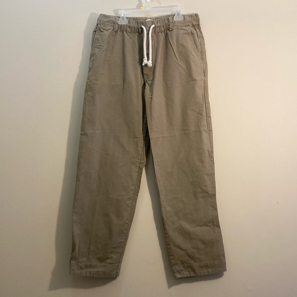 Vintage Green Baggy Chino Pants